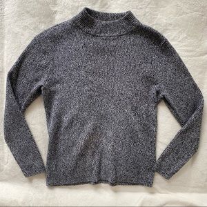 Karen Scott Cotton Ribbed Sweater
